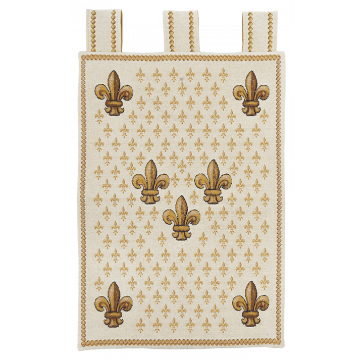 Tapisserie Trois Lys blanc - Jules Pansu