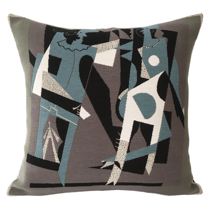 Coussin Arlequin et femme au collier 1927 - Jules Pansu