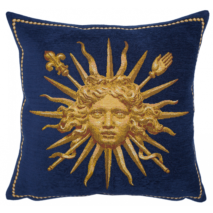 Cushion Roi soleil blue- Jules Pansu